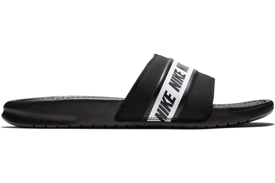 Nike Benassi Print Black White Men's - AT0051-001 - US