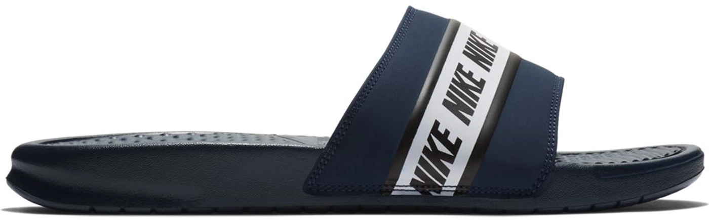 Nike Benassi Print Obsidian Men's - AT0051-400 - US