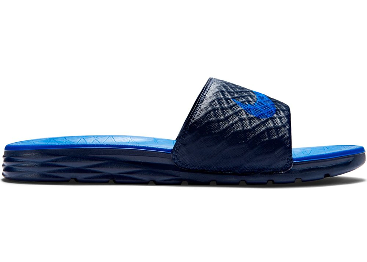 Nike Benassi Solarsoft 2 Midnight Navy Lyon Blue Men s 705474