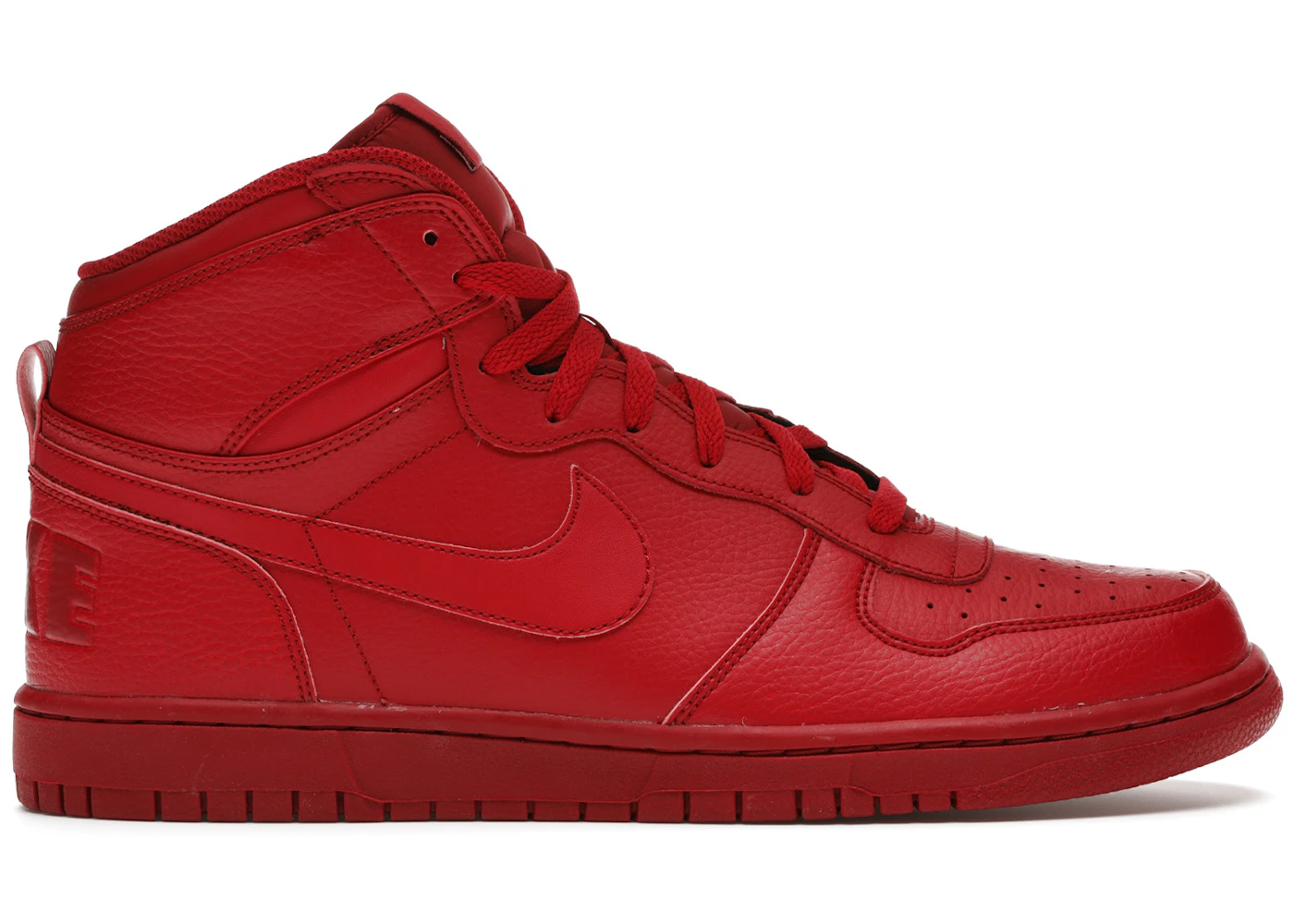 Red high top nike shoes Clearance