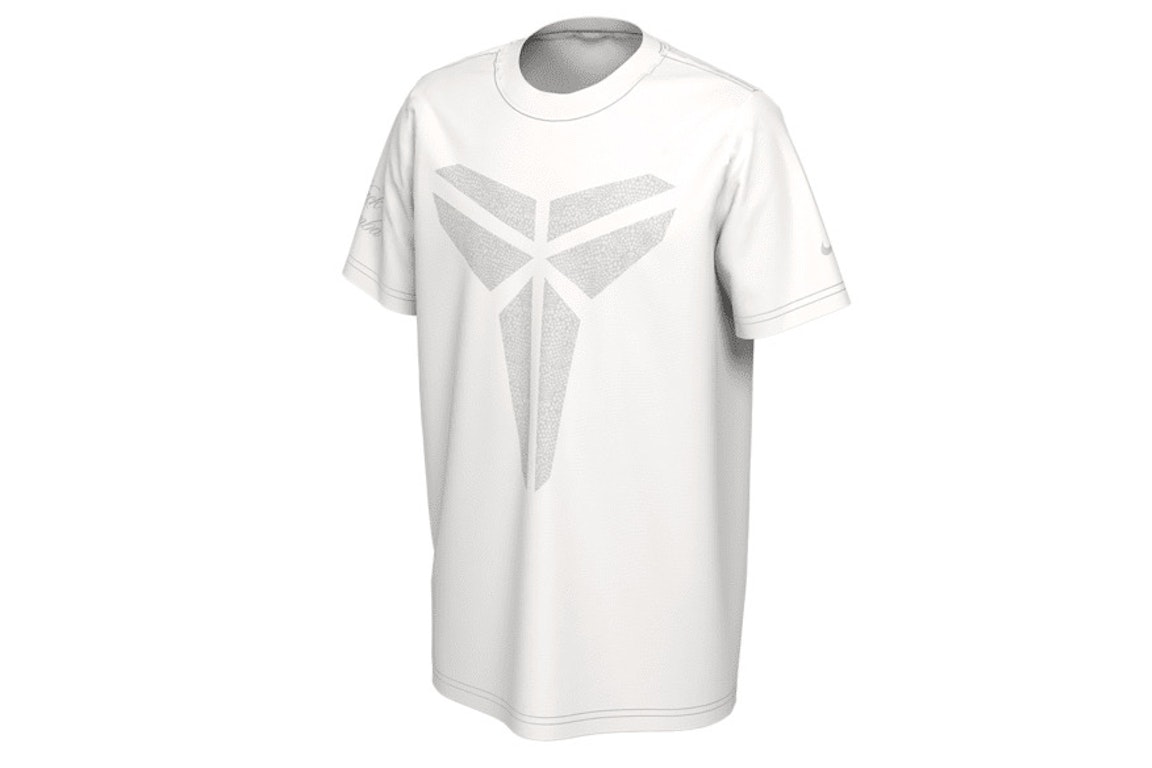 Pre-owned Nike Big Kid's Kobe Mamba Halo T-shirt White