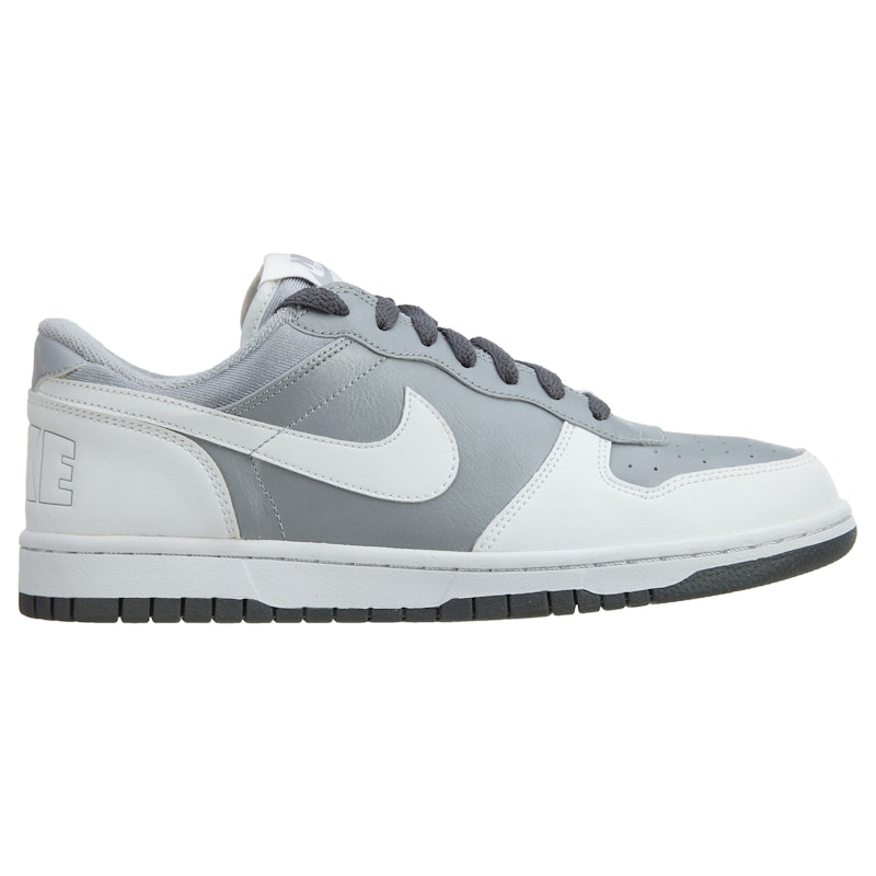 Nike Big Nike Low Wolf Grey/White-Dark Grey Men's - 355152-013 - US