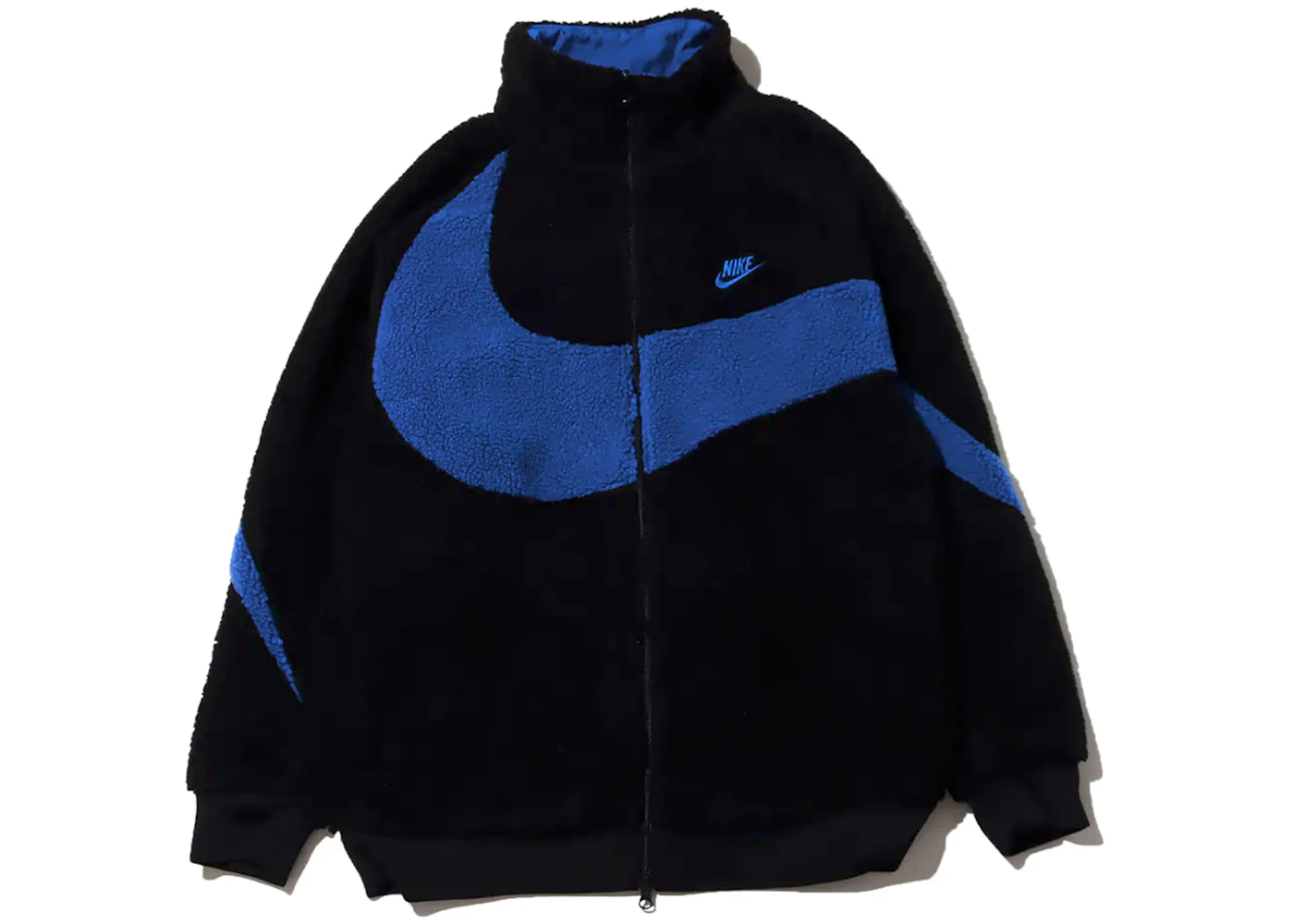 Nike Big Swoosh Reversible Boa Jacket (Asia Sizing) Black Game
