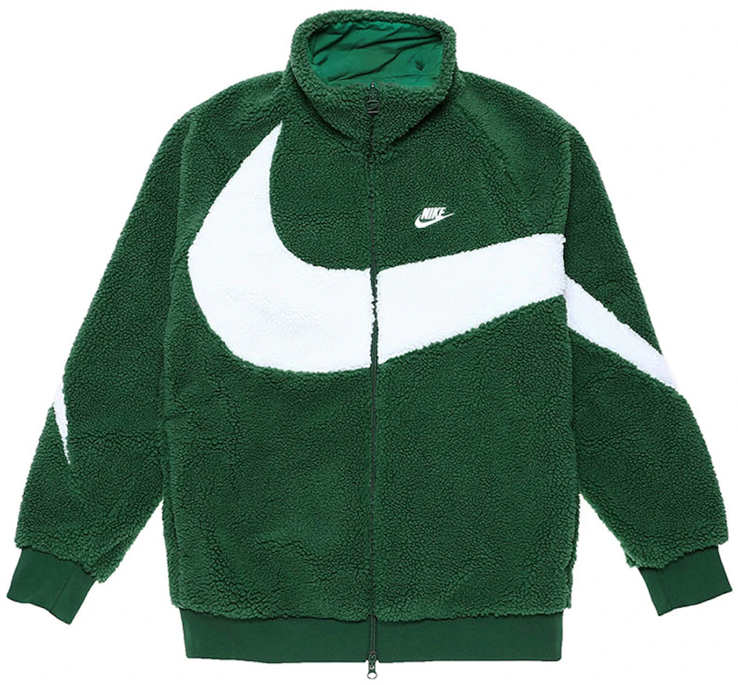 deed het zonsopkomst Ondoorzichtig Nike Big Swoosh Reversible Boa Jacket (Asia Sizing) Gorge Green - FW22  Men's - US