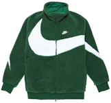 Nike Big Swoosh Reversible Boa Jacket - Jacketpop