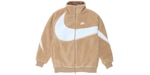 Nike Big Swoosh Reversible Boa Jacket (Asia Sizing) Hemp White