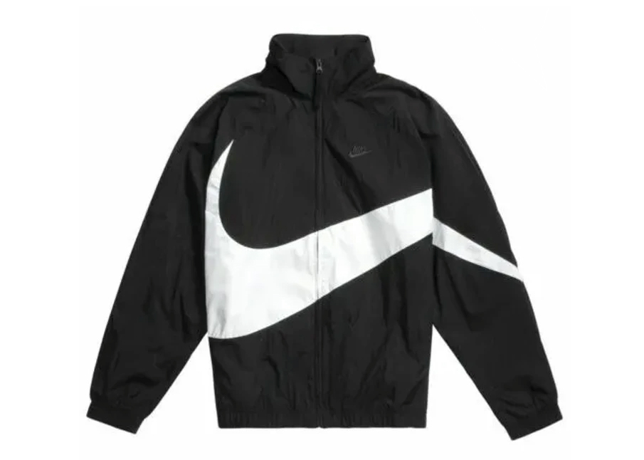 Nike Big Swoosh Woven Statement Jacket (Asia Sizing) Black - SS22 ...