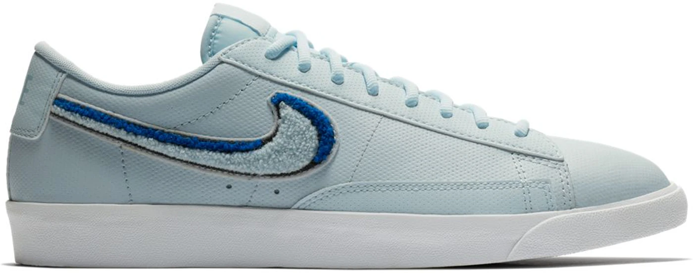 Nike Blazer Low 3D Chenille Swoosh Blue Tint Men's - AV6964-001 - US