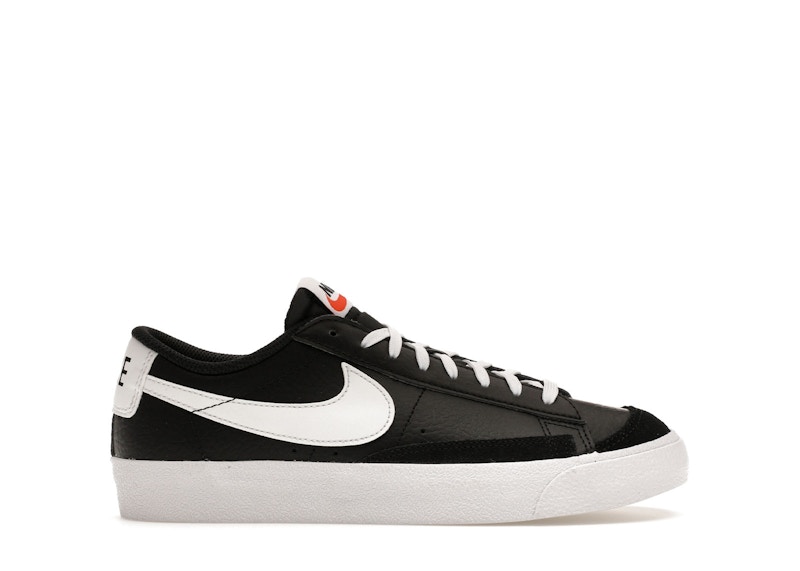 Pre-owned Nike Blazer Low 77 White Sneakers In Black