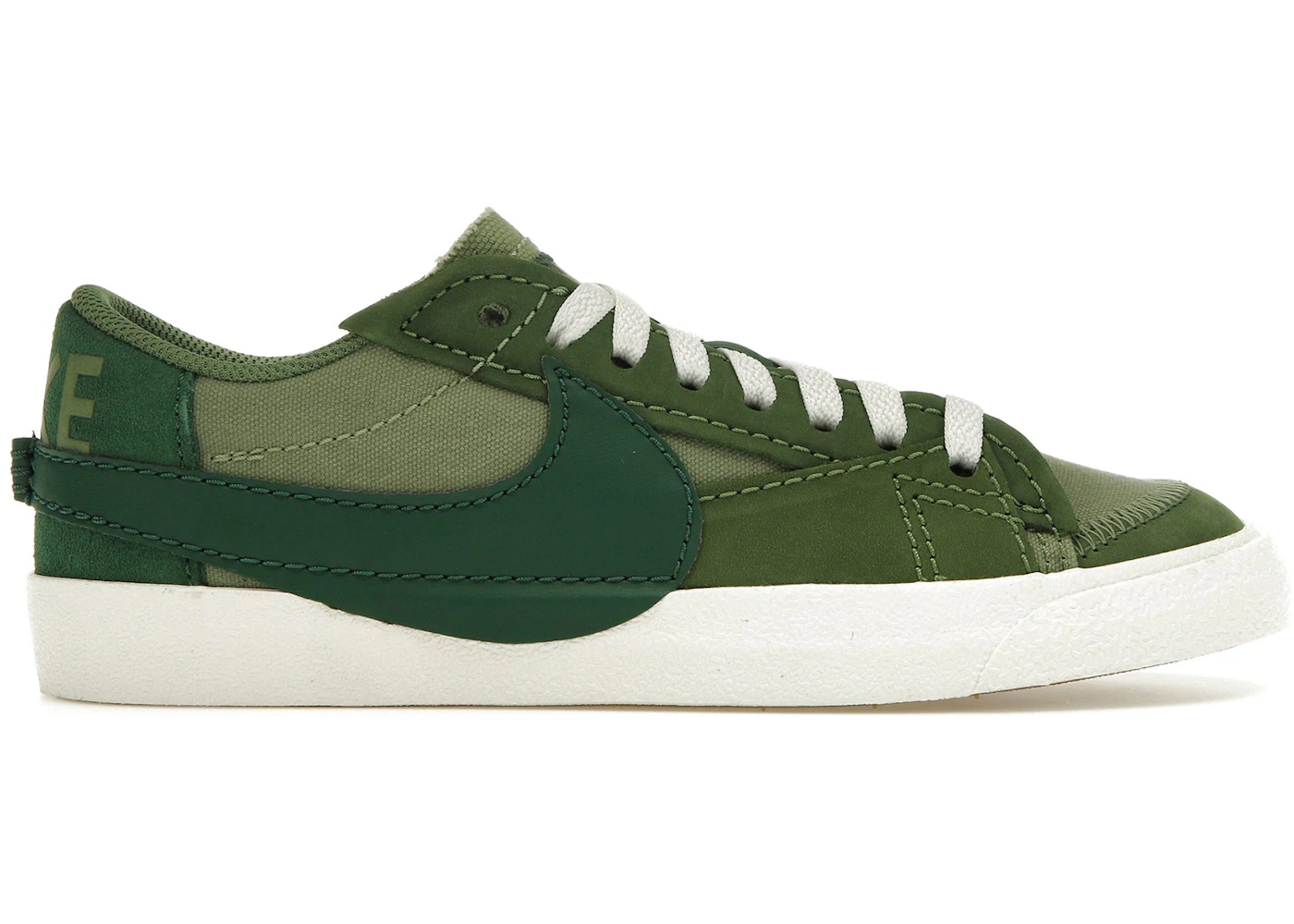 Nike Blazer Low 77 Jumbo Oil Green Men's - FJ5468-386 - US