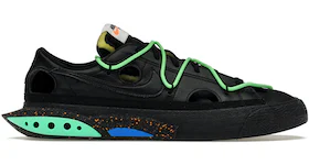 Nike Blazer Low avorio nero verde elettrico
