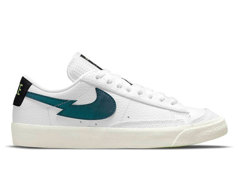 Nike Blazer Low 77 Split Swoosh Aquamarine (GS) Kids' - DM8689-100