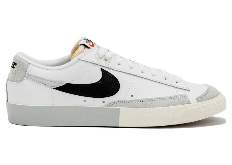 Pre-owned Nike Men's Blazer Low '77 Split White Sneakers In Summit White/black In Multi