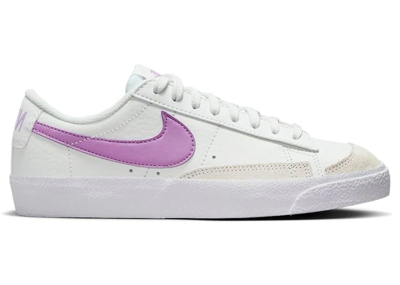 Pre-owned Nike Blazer Low '77 Vintage Sneakers In Summit White/rush Fuchsia