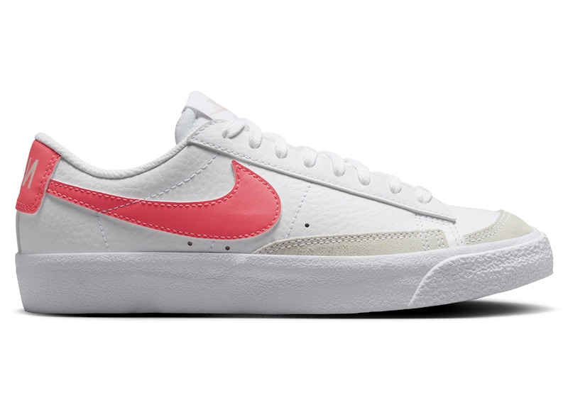 Pre-owned Nike Blazer Low '77 Sneakers In White/echo Pink/magic Ember