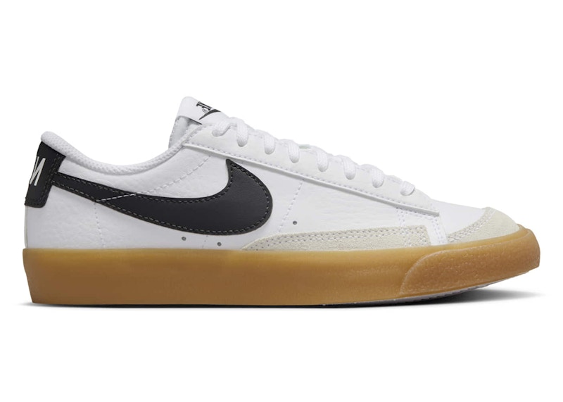 Pre-owned Nike Blazer Low '77 Sneakers In White/gum Light Brown/anthracite