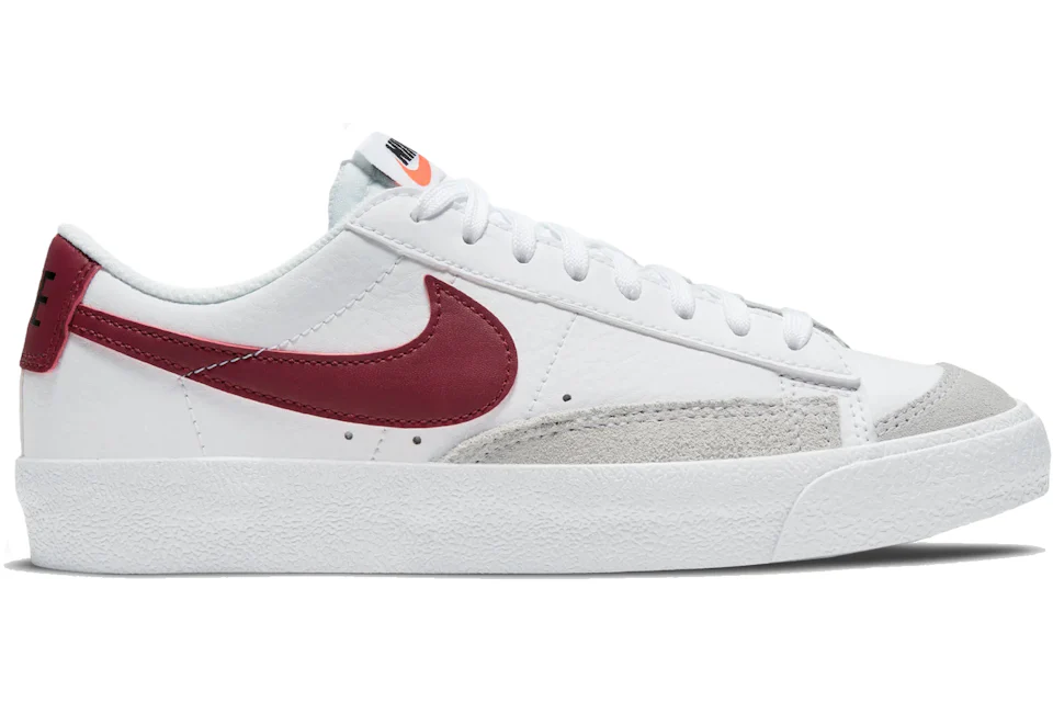 Nike Blazer Low 77 White Team Red (GS) Kids' - DA4074-102 - US