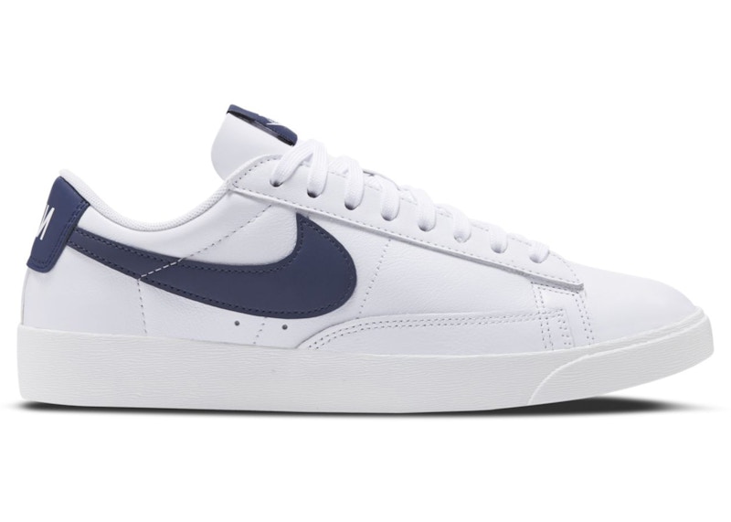 Nike Blazer Low LE White Navy (Women's) - AV9370-119 - US