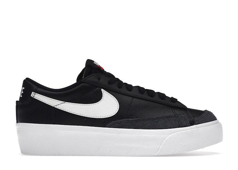 Nike platform black and on sale white