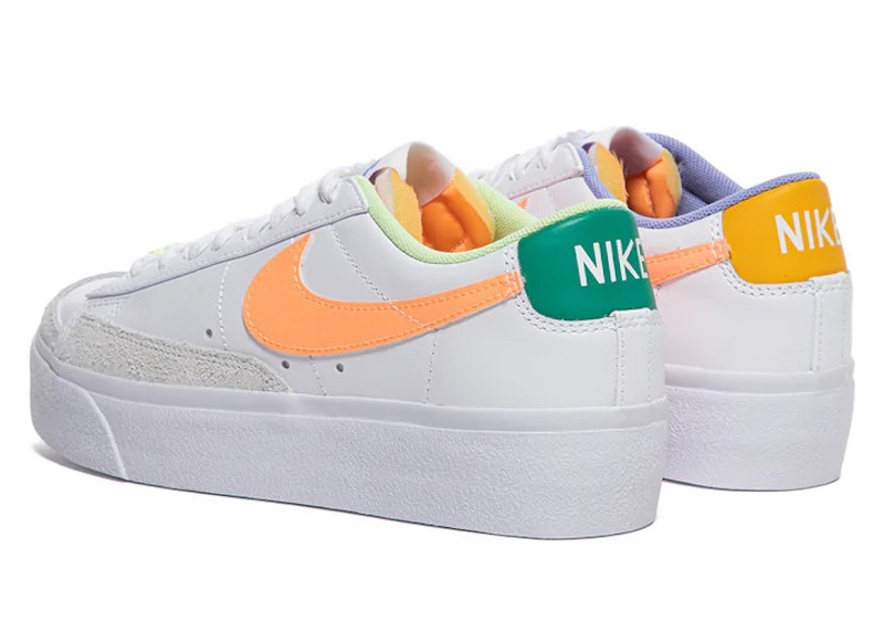 Nike Blazer Low Platform Peach Cream Light Thistle (Women's