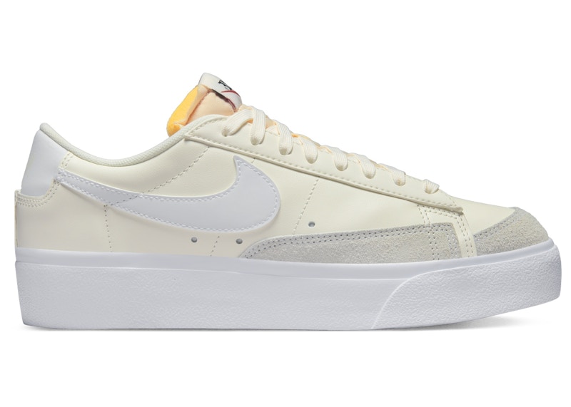 Nike Blazer Low Platform Sail White Black (Women's)