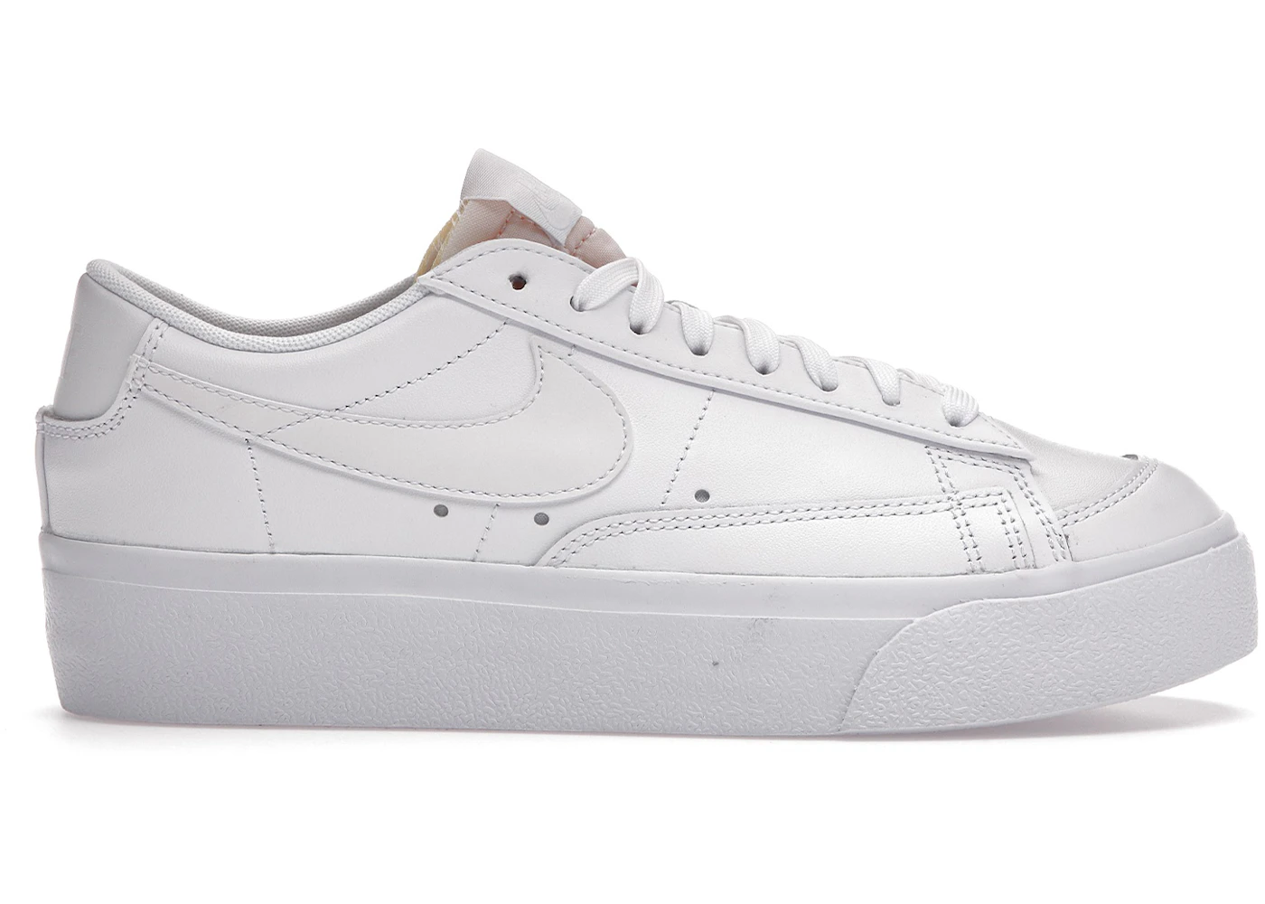 Nike Blazer Low Platform Triple White (Women's) - DJ0292-100 - US