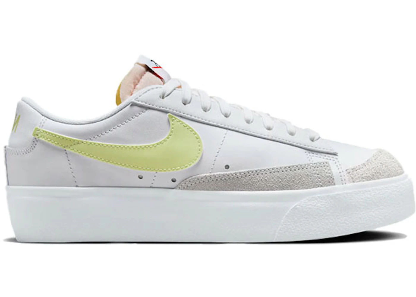 Nike Blazer Low Platform White Life Lime (Women's) DJ0292-115 US