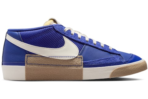 Nike Blazer Low Pro Club Deep Azul real Azul Gum Light Marrón
