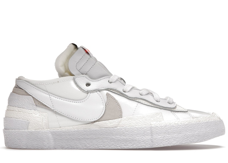 Nike Blazer Low sacai White Patent Leather Men's - DM6443-100 - GB