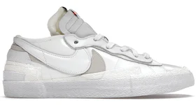 Nike Blazer 低筒 Sacai 白色漆皮