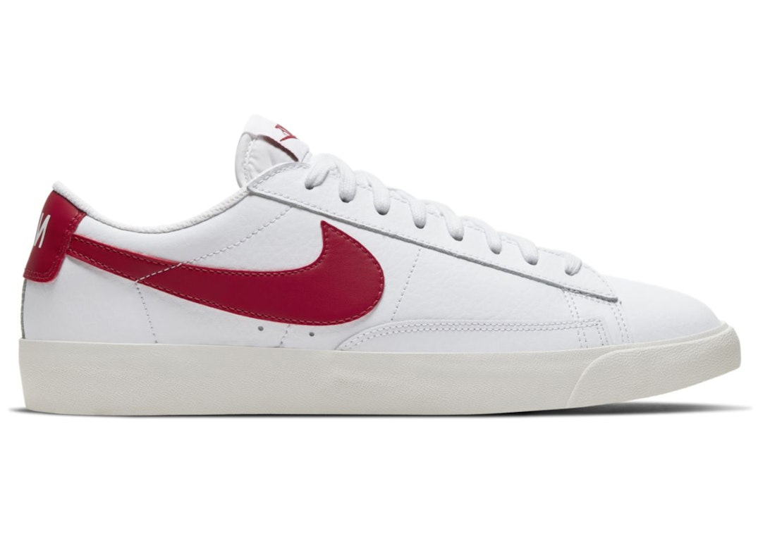 Pre-owned Nike Blazer Low University Red In White/university Red