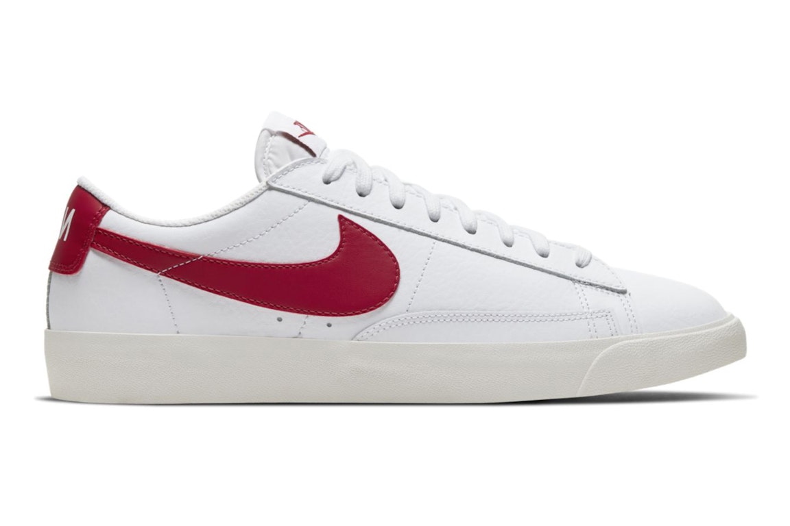 Pre-owned Nike Blazer Low University Red In White/university Red