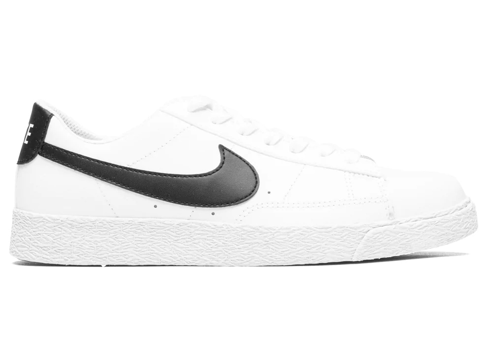 Nike Blazer Low White Black (GS) Kids' - CZ7576-103 - US