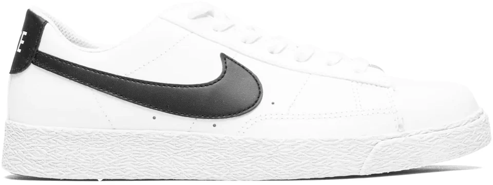 Cadena Derivación pánico Nike Blazer Low White Black (GS) - CZ7576-103 - ES