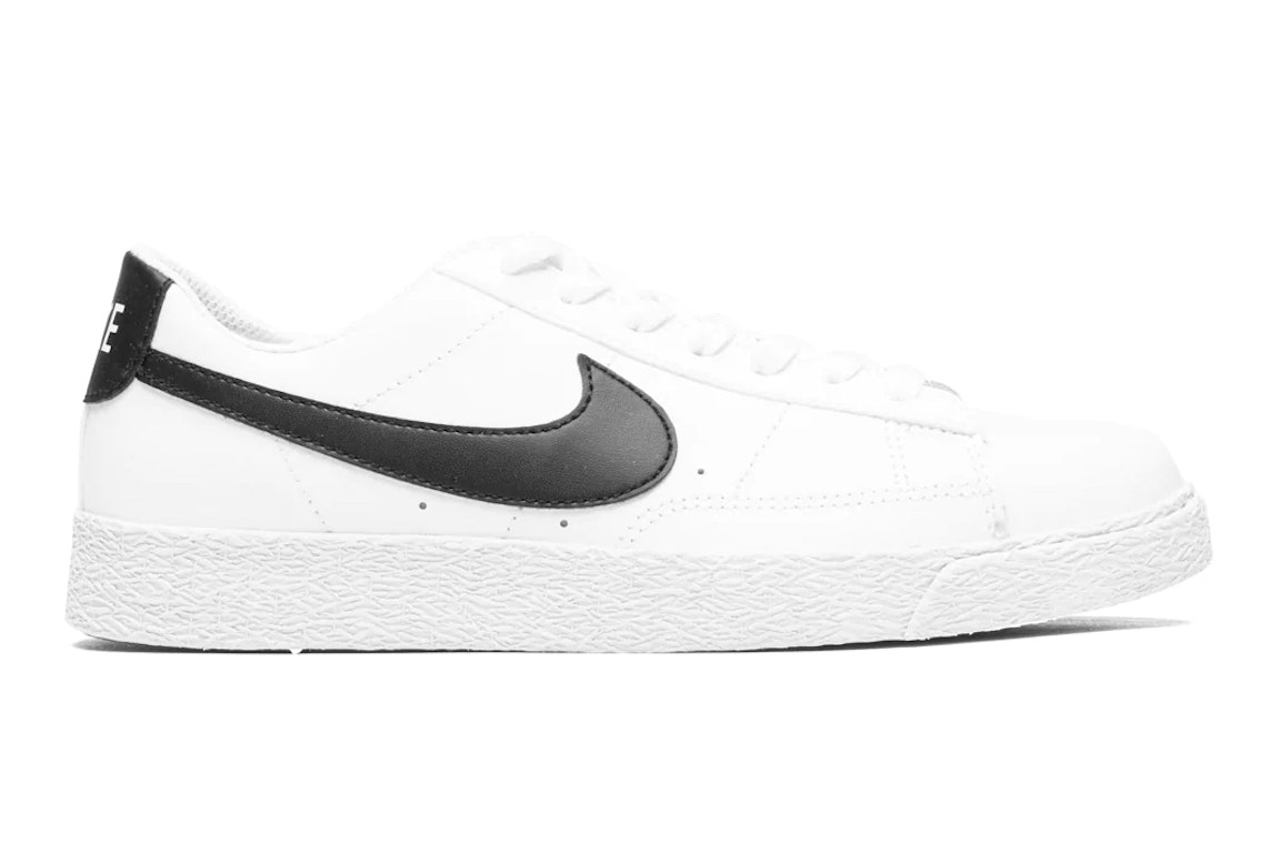 Pre-owned Nike Blazer Low White Black (gs) In White/black