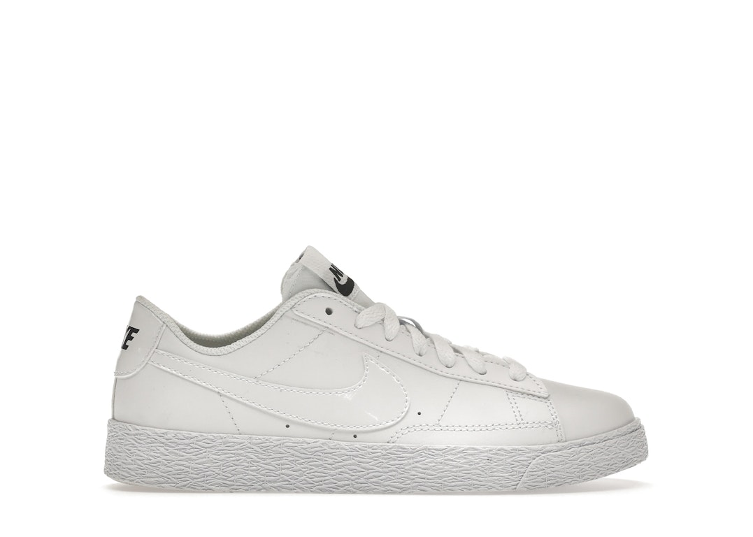 Pre-owned Nike Blazer Low White (gs) In White/white/black