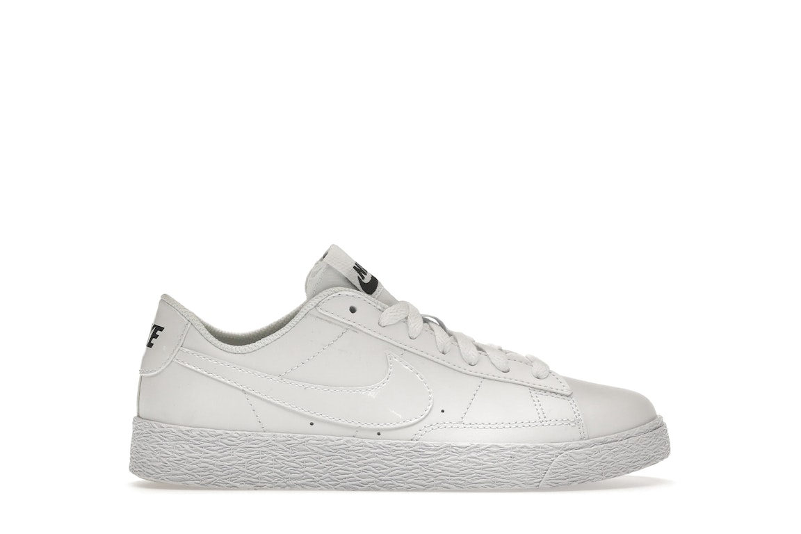 Pre-owned Nike Blazer Low White (gs) In White/white/black