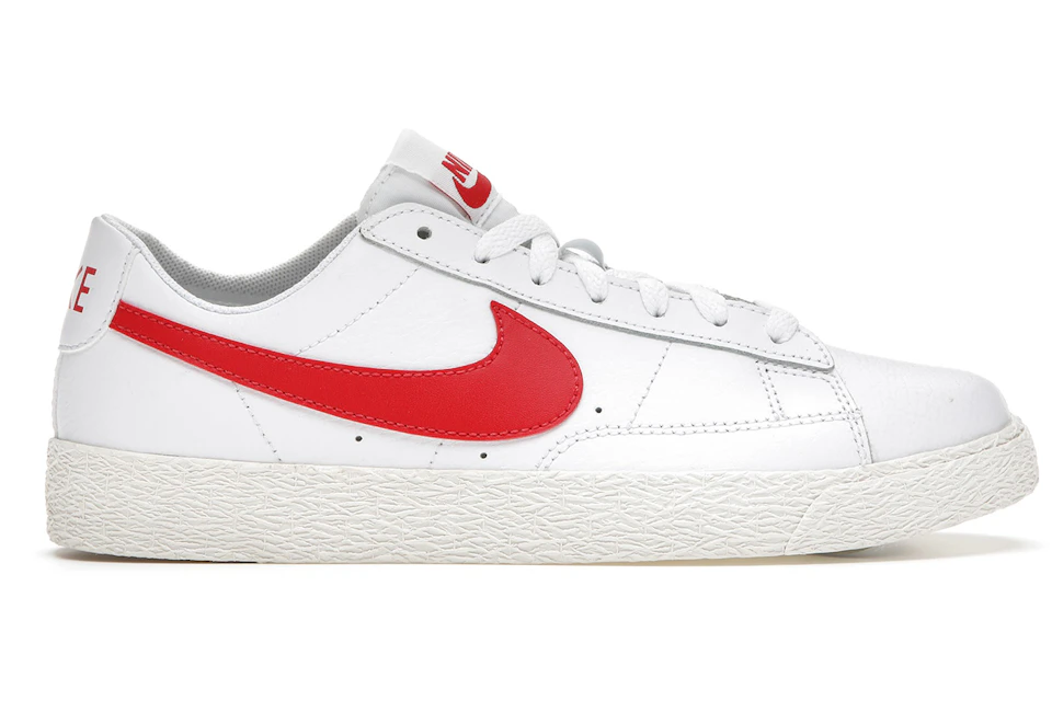 Nike Blazer Low White University Red Gs Cz7106 100 Nike Blazer Low White University Red Gs Cz7106 100