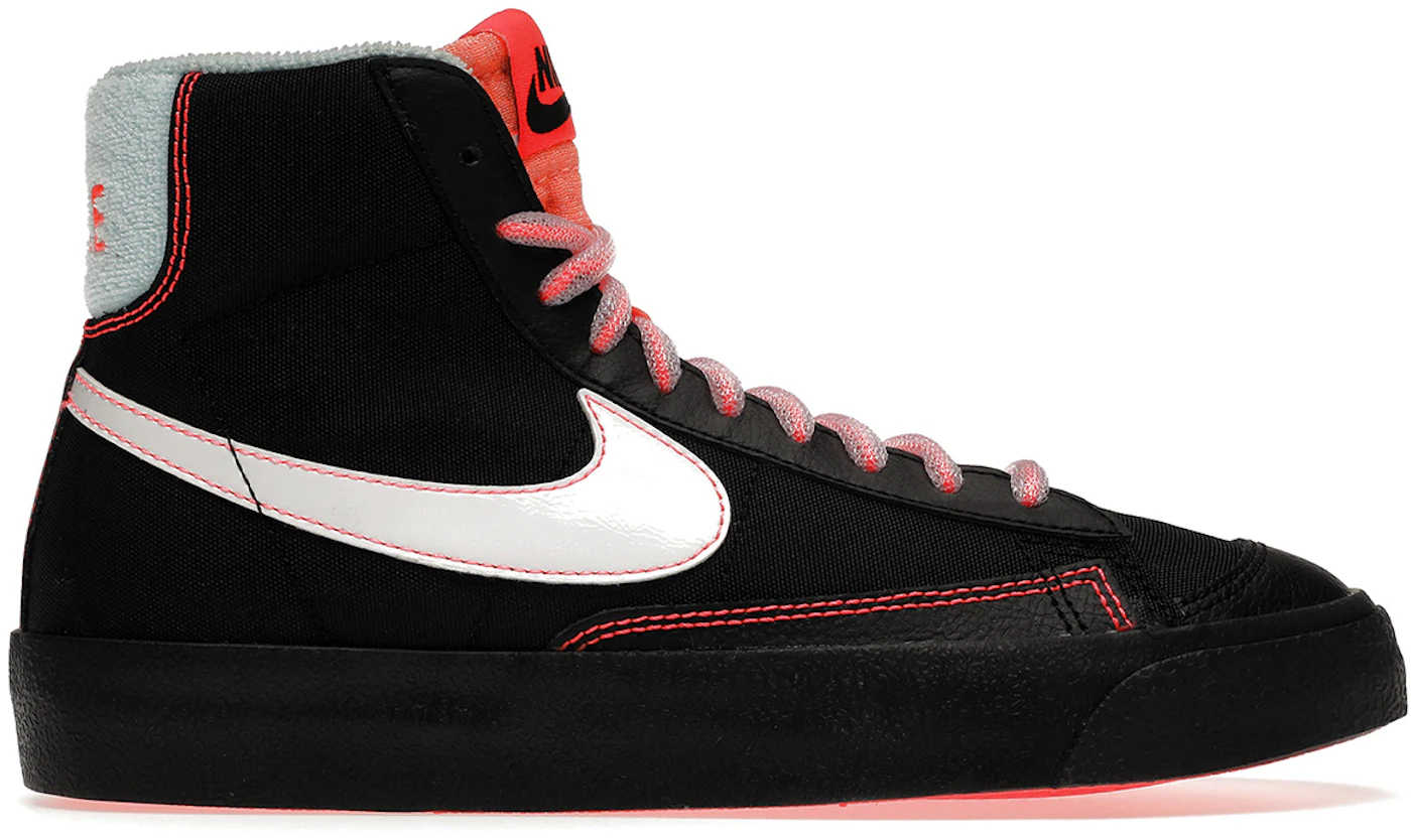 secundario sentido pila Nike Blazer Mid '77 Black Atomic Pink (GS) Kids' - DD7710-001 - US