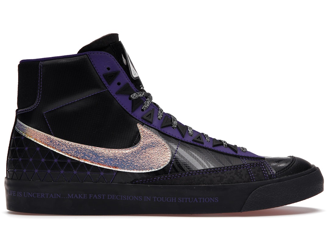 Pre-owned Nike Blazer Mid 77 Doernbecher Ayman In Black/purple