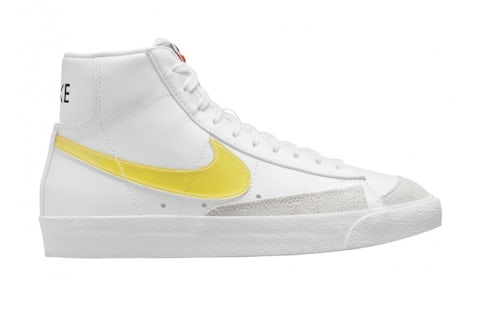 Baskets Nike Nike Blazer Femme Jaune Nike Blazer Mid 77 Essential