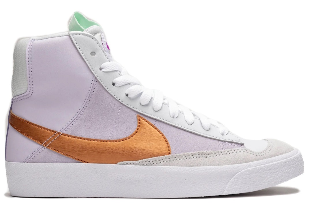 Pre-owned Nike Blazer Mid 77 Se Dance Barely Grape (gs) In Barely Grape/pure Platinum/violet Frost
