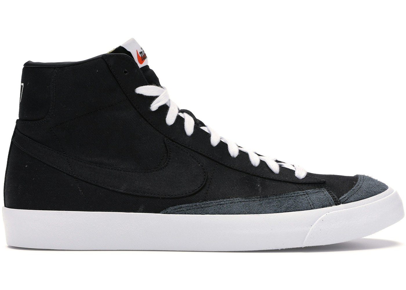 Nike Blazer Mid 77 Vintage Black Canvas Cd38 001 Nike Blazer Mid 77 Vintage Black Canvas Cd38 001
