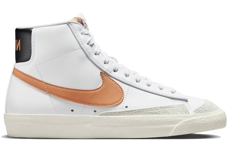 Nike Blazer Mid '77 Vintage White Amber Brown Men's - BQ6806-125 - US