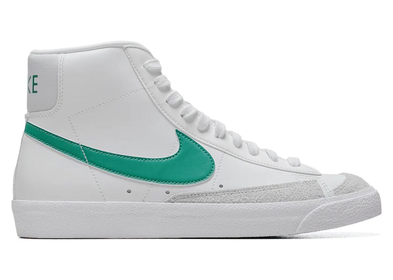 Pre-owned Nike Men's  Blazer Mid '77 Vintage Malachite Sneakers In Summit White/photon Dust In Multi