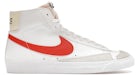 Nike Blazer Mid 77 Vintage Blanco Picante Rojo Leche de Coco