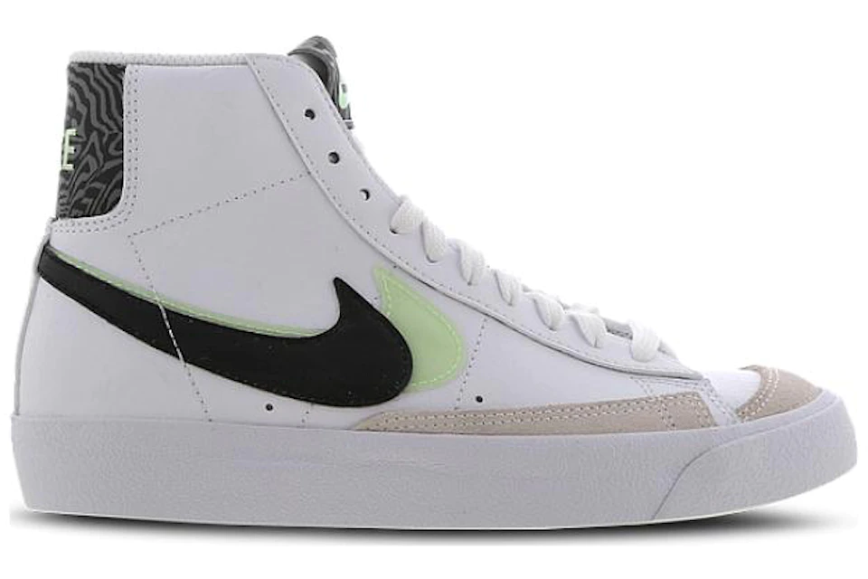 besluiten Moet uitspraak Nike Blazer Mid 77 White Black Green (GS) - DD1847-100 - US