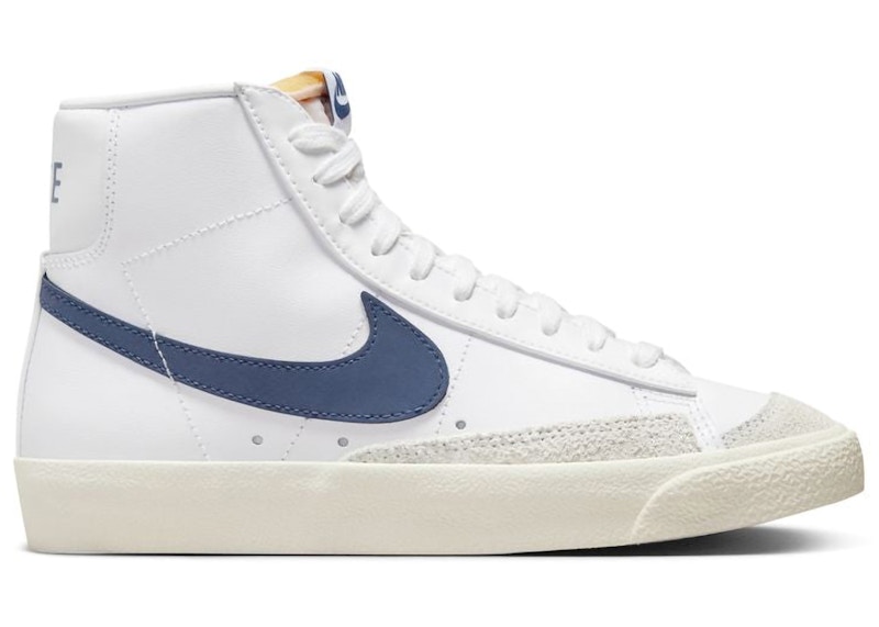 Pre-owned Nike Blazer Mid '77 (women's) Sneakers In White/diffused Blue/sail
