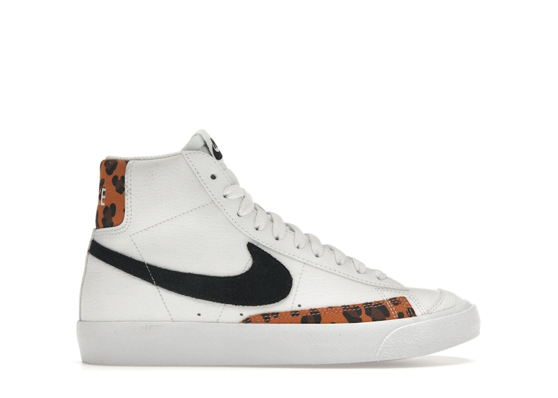 Nike Blazer Mid 77 White Leopard GS Kids DJ4603 100 US