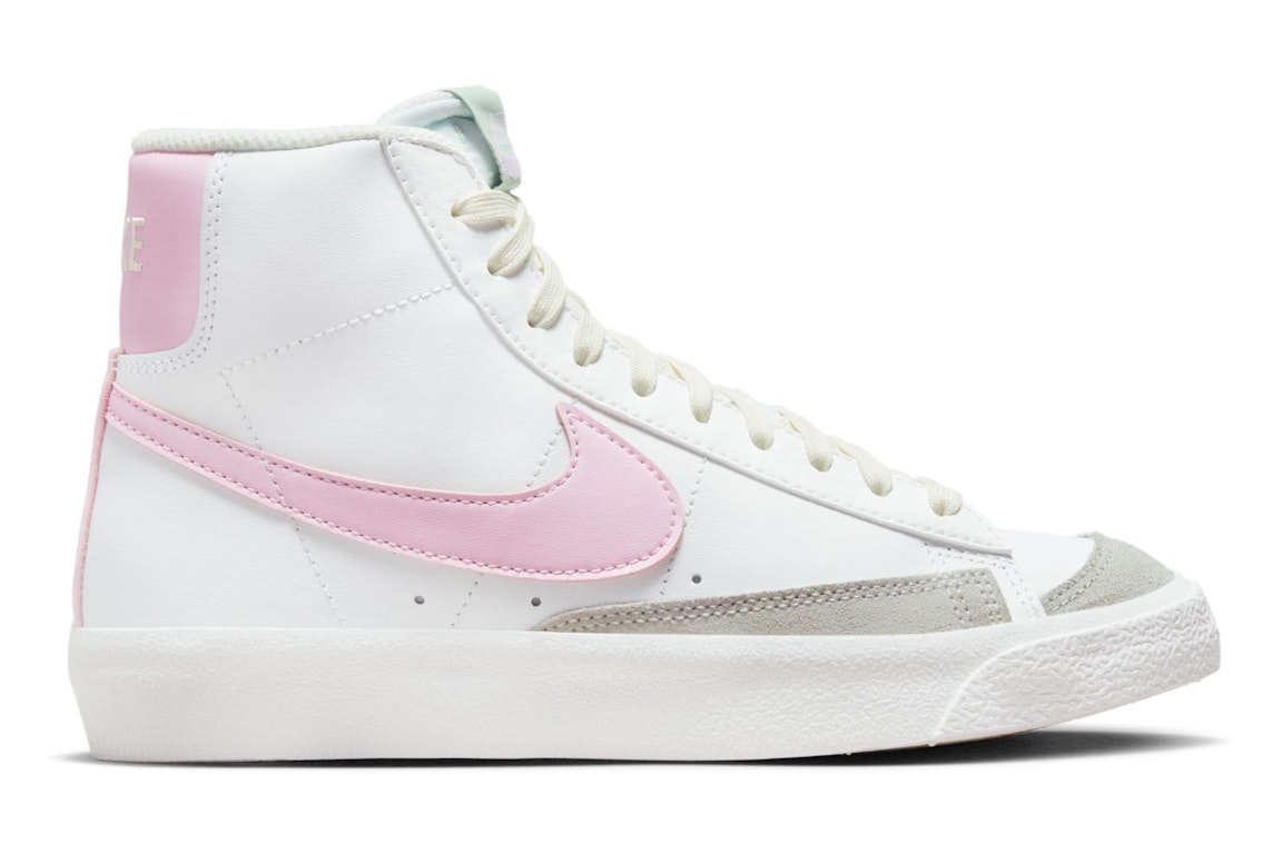 Pre-owned Nike Blazer Mid 77 White Pink Foam (gs) In Summit White/coconut Milk/honeydew